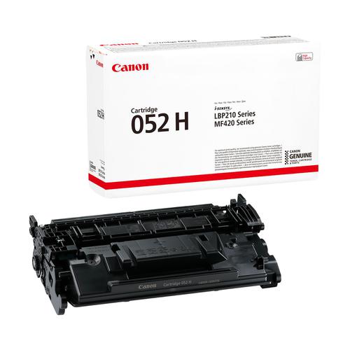 Canon 052H Laser Toner Cartridge High Yield Page Life 9200pp Black Ref 2200C002 