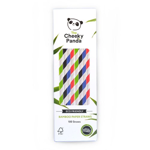 Cheeky Panda Multi-Coloured Straws [Pack of 100]  156799