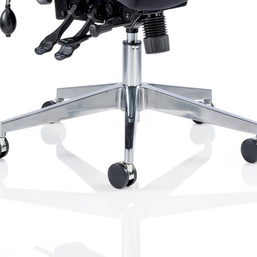 Adroit Onyx Posture Chair Black 450x470-540x590-640mm Ref OP000095
