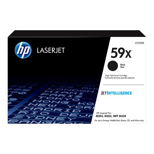 Hewlett Packard 59X Laser Toner Cartridge High Yield Page Life 10,000pp Black Ref CF259X