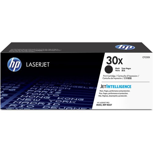 HP 30X Laser Toner Cartridge High Yield Page Life 3500pp Black Ref CF230X