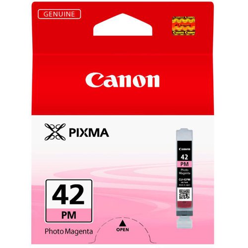 Canon CLI-42 Inkjet Cartridge Page Life 169pp 13ml Photo Magenta Ref 6389B001