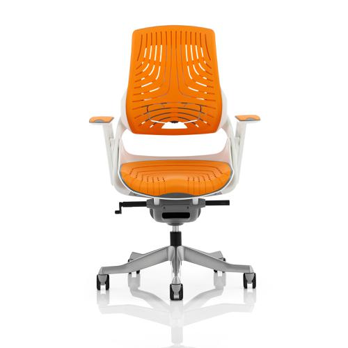 Adroit Zure Executive Chair With Arms Elastomer Gel Orange Ref EX000133