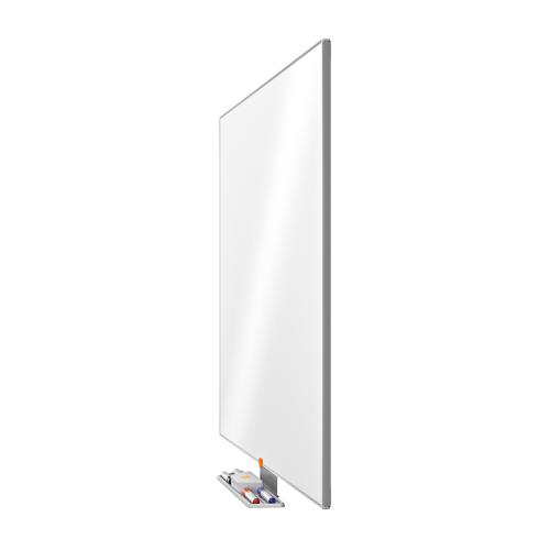Nobo Classic Whiteboard Melamine Surface Non-magnetic Aluminium Trim W1200xH900mm White Ref 1905203