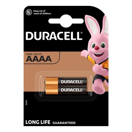 Duracell Alkaline AAAA Batteries LR8D425 [Pack 2]