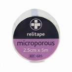 Relitape microporous tape 2.5cm x 5m [Each]