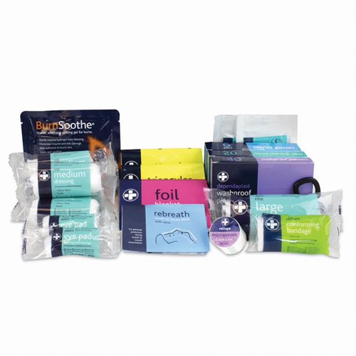 Refill BS8599-1 Sml Wplace First Aid Kit