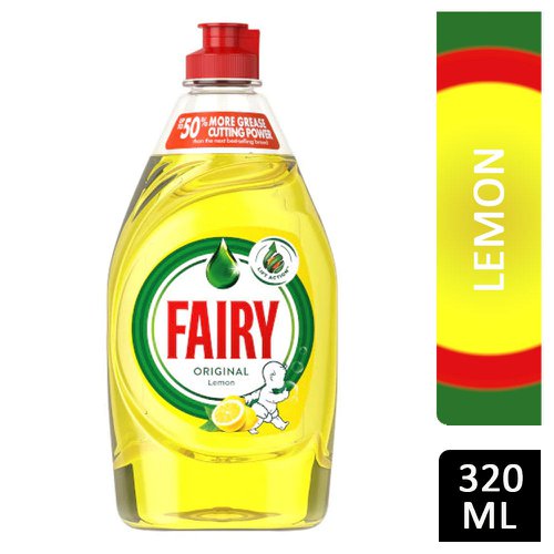 Fairy Washing Up Liquid 320ml Lemon 