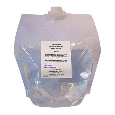 BioHygiene Foam Soap Fragranced Refill Pouch 800ml [Pack of 5]