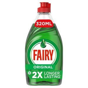Fairy Washing Up Liquid 320ml Original 