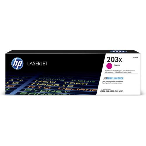 HP 203X Laser Toner Cartridge High Yield Page Life 2500pp Magenta Ref CF543X 161769 Buy online at Office 5Star or contact us Tel 01594 810081 for assistance