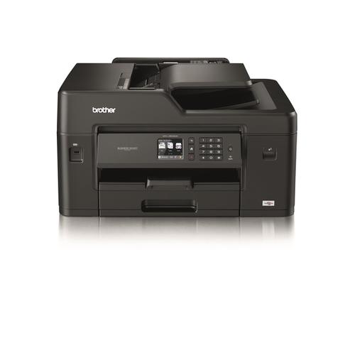 Brother Colour Inkjet Multifunction Printer Wired and Wireless 20ipm A3 Black/Silver Ref MFCJ6530DWZU1