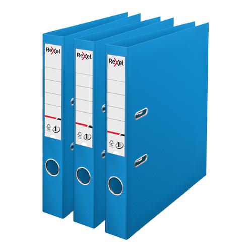 Rexel Choices LArch File PP 50mm A4 Blue Ref 2115507 ACCO Brands