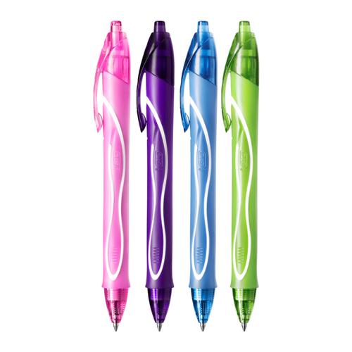 BIC Gel-ocity Quick Dry Gel Ink Pens 0.7mm Tip Assorted Ref 964826 [Pack 12]