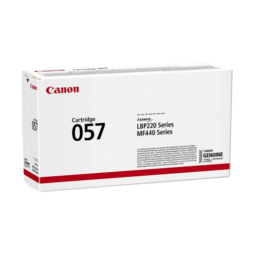 Canon i-SENSYS 057H Toner Cartridge High Yield Page Life 10,000pp Black Ref 3010C002