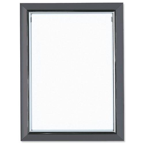 5 Star Facilities Snap De Luxe Certificate Frame Holds Standard A4 Certificates W210xD25xH297mm Smoke