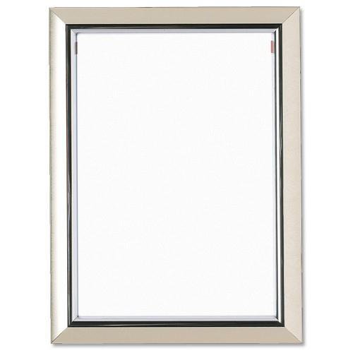 5 Star Facilities Snap De Luxe Certificate Frame Holds Standard A4 Certificates W210xD25xH297mm Silver