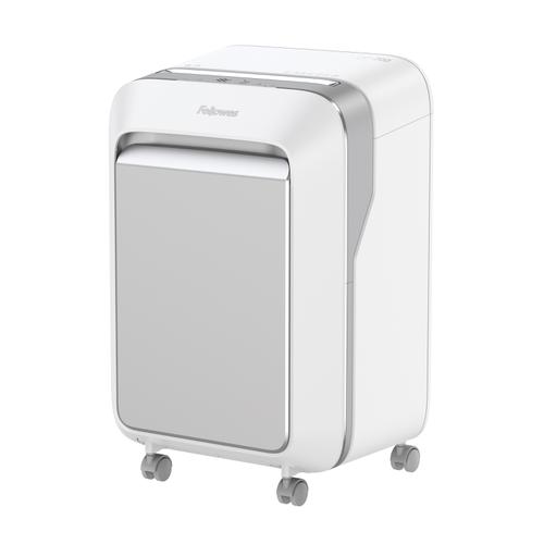 Fellowes LX211 Shredder Micro Cut P-5 White Ref 5050301 164403 Buy online at Office 5Star or contact us Tel 01594 810081 for assistance