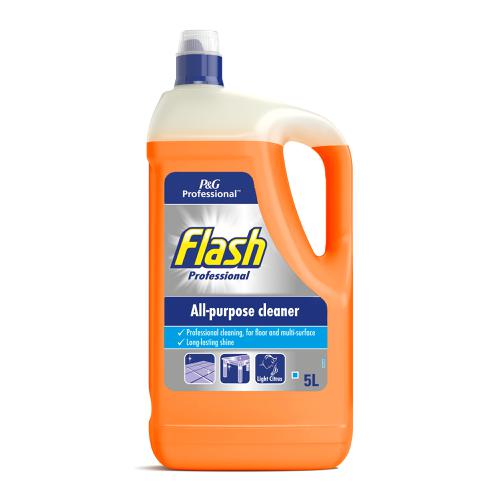 Flash Prof All Purpose Cleaner for Washable Surfaces 5 Litre Citrus Fragrance Ref C001978