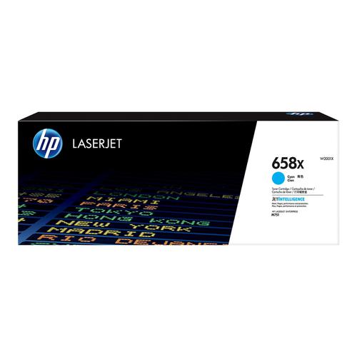 Hewlett Packard 658X Laser Toner Cartridge High Yield Page Life 28,000pp Cyan Ref W2001X