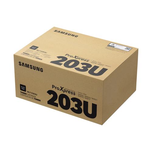 Samsung MLT-D203U Laser Toner Cartridge Ultra High Capacity Page Life 15000pp Black Ref SU916A