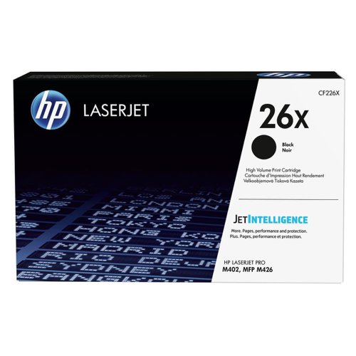 HP 26X Laser Toner Cartridge High Yield Page Life 9000pp Black Ref CF226X