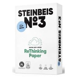 Steinbeis 100% Recycled No.3 Printer Paper A4 80 gsm White 110 CIE 500 Sheets