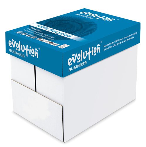 Evolution Business Paper FSC Recycled Ream-wrapped 80gsm A4 White Ref EVBU2180 [Box of 5 reams]