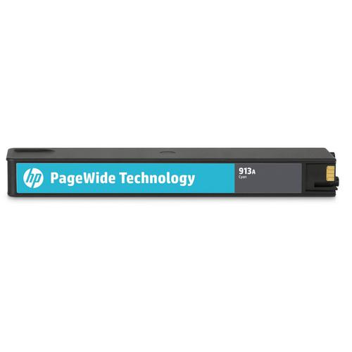 Hewlett Packard [HP] No.913A Inkjet PageWide Cartridge Page Life 3000pp 37ml Cyan Ref F6T77AE HP