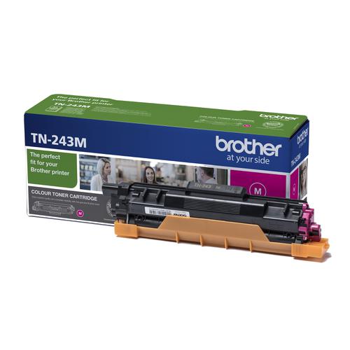 Brother TN243M Toner Cartridge Page Life 1000pp Magenta Ref TN243M 165548 Buy online at Office 5Star or contact us Tel 01594 810081 for assistance