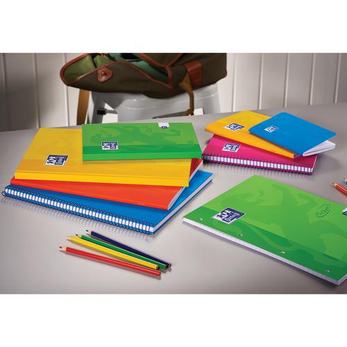 Oxford Soft Touch Wirebound A4 Assorted Colours Ref 400109986 [Pack 5] Hamelin