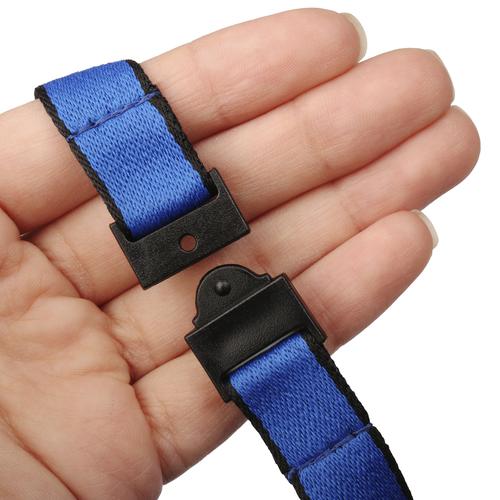 Tarifold Flat Textile Lanyards Blue [Pack 10] 165891 Buy online at Office 5Star or contact us Tel 01594 810081 for assistance