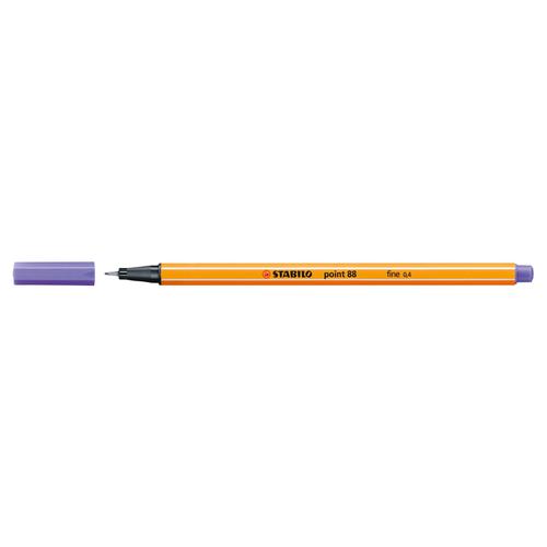 Stabilo Point 88 Fineliner Pen 0.4mm Line Asstd Ref 8810 [Pack 10] Stabilo