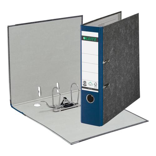 Leitz FSC Standard Lever Arch File 80mm Capacity A4 Blue Ref 10801035 [Pack 10] ACCO Brands
