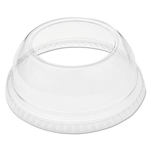Solo Cup Lid Domed Wide Hole Clear Ref DLW662 [Pack 100]