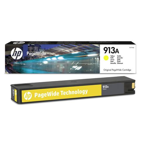 Hewlett Packard [HP] No.913A Inkjet PageWide Cartridge Page Life 3000pp 37ml Yellow Ref F6T79AE 167776 Buy online at Office 5Star or contact us Tel 01594 810081 for assistance