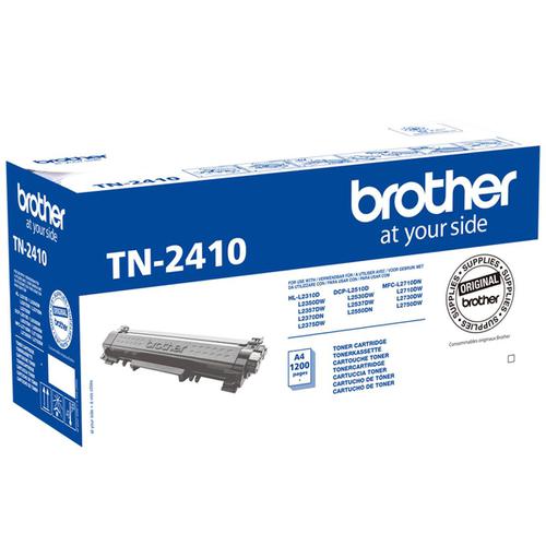 Brother TN2410 Laser Toner Cartridge Page Life 1200pp Black Ref TN2410