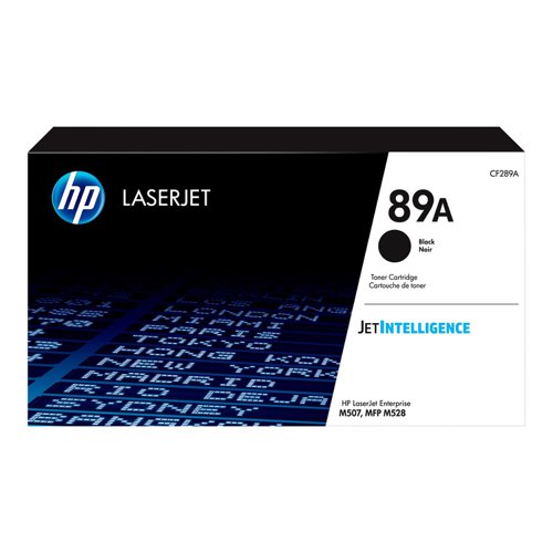 Hewlett Packard 89A Laser Toner Cartridge Page Life 5000pp Black Ref CF289A