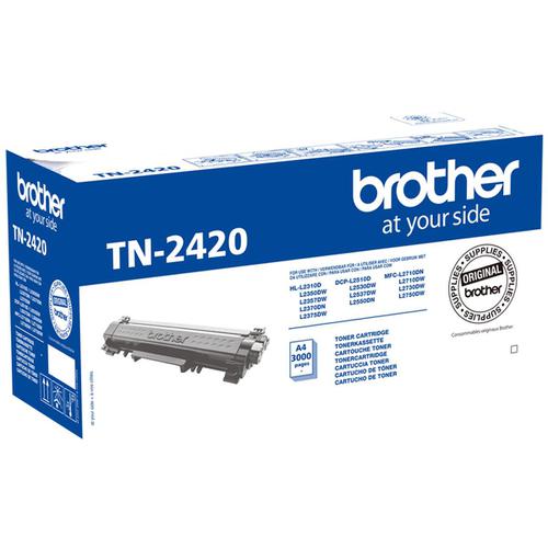 Brother TN2420 Laser Toner Cartridge High Yield Page Life 3000pp Black Ref TN2420 168949 Buy online at Office 5Star or contact us Tel 01594 810081 for assistance
