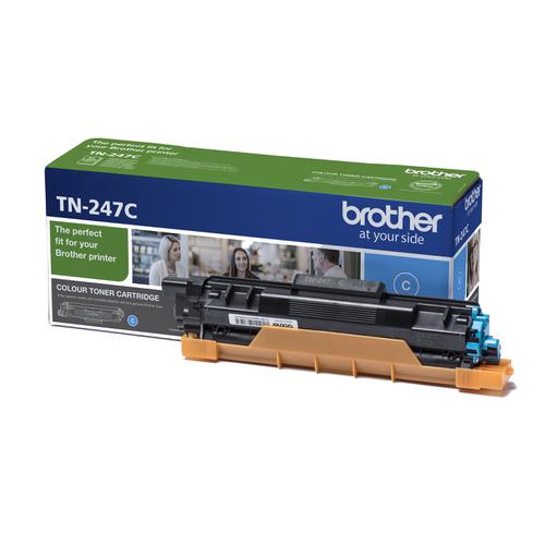 Brother TN247C Toner Cartridge High Yield 2300pp Cyan Ref TN247C 169036 Buy online at Office 5Star or contact us Tel 01594 810081 for assistance