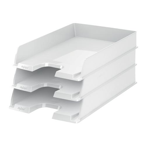 Rexel Choices Filing Tray for Desks A4 White 169117 Buy online at Office 5Star or contact us Tel 01594 810081 for assistance