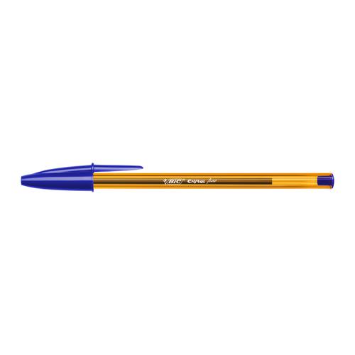 Bic Cristal Original Ballpoint Pen Fine 0.8mm Tip Blue Ref 872730 [Pack 50] 169145 Buy online at Office 5Star or contact us Tel 01594 810081 for assistance