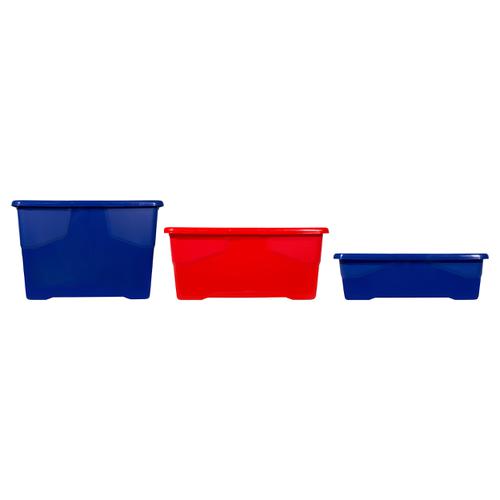 Strata Curve Box 65 Litre Blue ref XW203B-LBL 170251 Buy online at Office 5Star or contact us Tel 01594 810081 for assistance