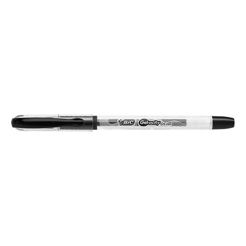 Bic Gel-ocity Stic Gel Ink Pens 0.5mm Tip Black Ref 968485 [Pack 30] Bic