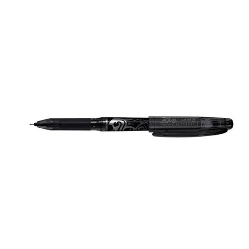 Pilot FriXion Point Hi-Tecpoint R/ball Pen Erasable 0.5mm Tip 0.25mm Line Black Ref 227101201 [Pack 12]