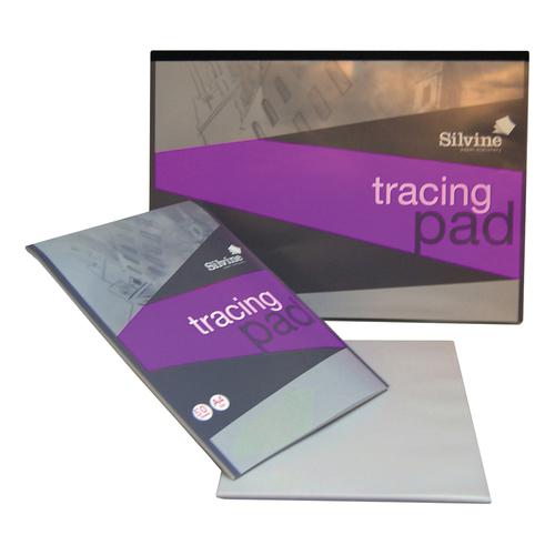 Silvine Professional Tracing Pad Acid Free Paper 90gsm 50 Sheets A4 4077694 Buy online at Office 5Star or contact us Tel 01594 810081 for assistance