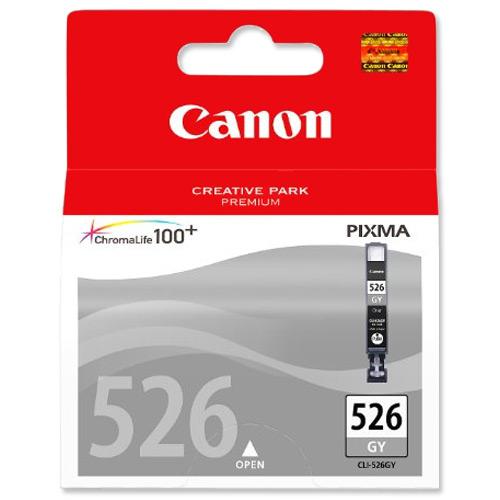 Canon CLI-526GY Inkjet Cartridge Page Life 171pp 9ml Grey Ref 4544B001