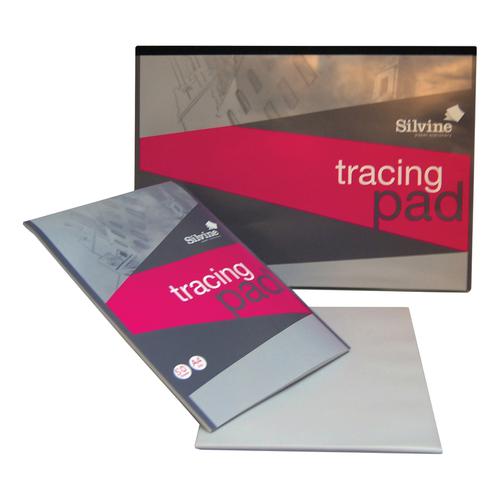 Silvine Tracing Pad Acid Free Paper 50gsm 50 Sheets A4 4076575 Buy online at Office 5Star or contact us Tel 01594 810081 for assistance