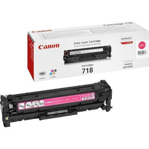 Canon 718M Laser Toner Cartridge Page Life 2900pp Magenta Ref 2660B002 872776 Buy online at Office 5Star or contact us Tel 01594 810081 for assistance