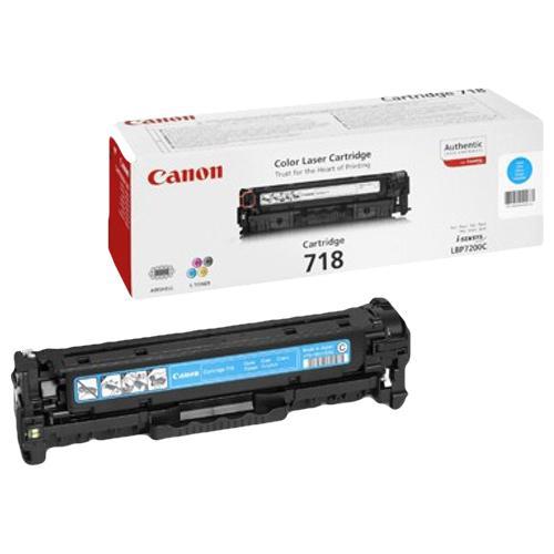 Canon 718C Laser Toner Cartridge Page Life 2900pp Cyan Ref 2661B002 872784 Buy online at Office 5Star or contact us Tel 01594 810081 for assistance